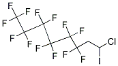 1-Cloro-3,3,4,4,5,5,6,6,7,7,8,8,8-tridecafluoro-1-iodooctane Struktur