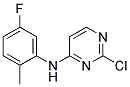 2-chloro-N-(5-fluoro-2-methylphenyl)pyrimidin-4-amine Struktur