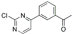 1-[3-(2-Chloro-pyrimidin-4-yl)-phenyl]-ethanone Struktur