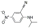 2-Isopropylamino-5-nitro-benzonitrile Struktur