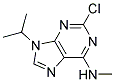 2-chloro-N-methyl-9-(1-methylethyl)-9H-purin-6-amine Struktur