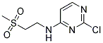 2-chloro-N-[2-(methylsulfonyl)ethyl]pyrimidin-4-amine Struktur