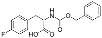 2-{[(benzyloxy)carbonyl]amino}-3-(4-fluorophenyl)propanoic acid Struktur