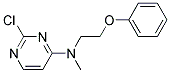 2-chloro-N-methyl-N-(2-phenoxyethyl)pyrimidin-4-amine Struktur