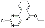 2-(2-Chloro-pyrimidin-4-yl)-benzoic acid ethyl ester Struktur