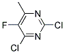 2,4-dichloro-5-fluoro-6-methylpyrimidine Struktur