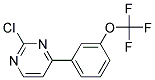 2-Chloro-4-(3-trifluoromethoxy-phenyl)-pyrimidine Struktur