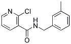 2-Chloro-N-(3-methyl-benzyl)-nicotinamide Struktur