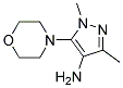 1,3-dimethyl-5-morpholin-4-yl-1H-pyrazol-4-amine Struktur