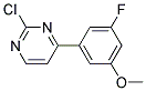 2-Chloro-4-(3-fluoro-5-methoxy-phenyl)-pyrimidine Struktur