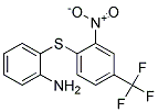 2-AMINO-2'-NITRO-4'-(TRIFLUOROMETHYL)DIPHENYL SULFIDE Struktur