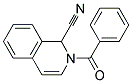 2-BENZOYL-1,2-DIHYDRO-1-ISOQUINOLINECARBONITRILE Struktur