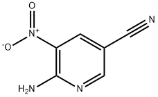 2-AMINO-5-CYANO-3-NITROPYRIDINE Struktur