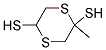2,5-Dimercaptomethyl-1,4-Dithiane Struktur