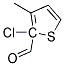 2-Chloro-3-methylthiophene aldehyde Struktur