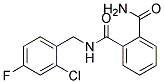 2-Chloro-4-fluorobenzylphthalamide Struktur