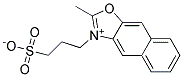 2-Methyl-3-(3-sulfopropyl)naphth[2,3-d]oxazolium, inner salt Struktur