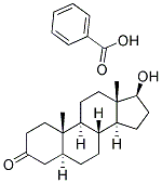 (+)-17B-HYDROXY-5A-ANDROSTAN-3-ONEBENZOATE Struktur