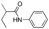 (+/-)-2-METHYLBUTYRANILIDE Struktur