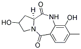 (11AS)-2,9-DIHYDROXY-8-METHYL-1,2,3,11A-TETRAHYDROPYRROLO(2,1-C)(1,4)BENZODIAZEPINE-5,11(10H)-DIONE Struktur