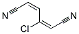 (1E,3Z)-2-CHLORO-1,4-DICYANO-1,3-BUTADIENE Struktur