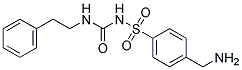 1-(P-(AMINOMETHYL)PHENYLSULFONYL)-3-PHENETHYLUREA Struktur