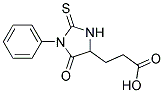 1-PHENYL-5-OXO-2-THIOXO-4-IMIDAZOLIDINEPROPIONICACID Struktur