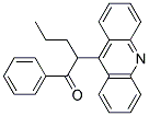 2-(9-ACRIDINYL)VALEROPHENONE Struktur