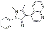 2,3-DIMETHYL-1-PHENYL-4-(4-QUINOLYL)-3-PYRAZOLIN-5-ONE Struktur