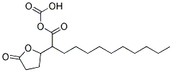 2-CARBOXY-A-DECYL-5-OXOTETRAHYDRO-2-FURANACETICACID Struktur