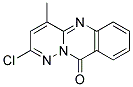 2-CHLORO-4-METHYLPYRIDAZINO(6,1-B)QUINAZOLIN-10-ONE Struktur