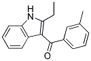 2-ETHYL-3-(M-TOLUOYL)INDOLE Struktur