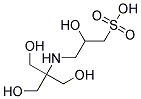 2-HYDROXY-3-(2-HYDROXY-1,1-BIS(HYDROXYMETHYL)ETHYLAMINO)-1-PROPANESULFONICACID Struktur