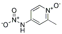 2-METHYL-N-NITRO-4-PYRIDINAMINE1-OXIDE Struktur