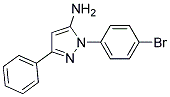 1-(4-Bromophenyl)-3-phenyl-1H-pyrazol-5-ylamine Struktur