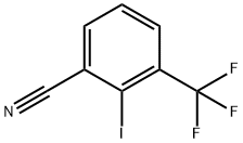 2-Iodo-3-(trifluoromethyl)benzonitrile Struktur