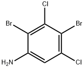 2,4-Dibromo-3,5-dichloroaniline Struktur