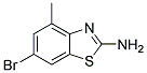 2-Amino-6-bromo-4-methylbenzothiazole Struktur