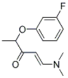 1-(Dimethylamino)-4-(3-fluorophenoxy)pent-1-en-3-one Struktur