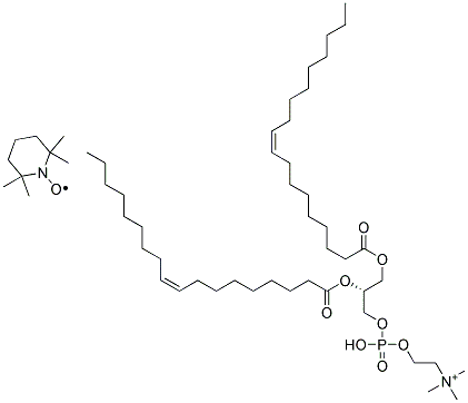 1,2-DIOLEOYL-SN-GLYCERO-3-PHOSPHO(TEMPO)CHOLINE Struktur