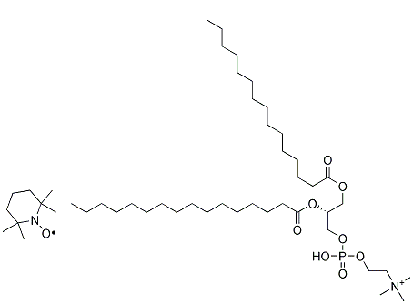 1,2-DIPALMITOYL-SN-GLYCERO-3-PHOSPHO(TEMPO)CHOLINE Struktur