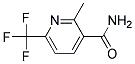 2-METHYL-6-(TRIFLUOROMETHYL)PYRIDINE-3-CARBOXAMID Struktur