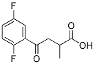 2-METHYL-4-OXO-4-(2',5'-DIFLUOROPHENYL)BUTYRIC ACID Struktur