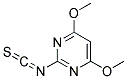 2-ISOTHIOCYANATO-4,6-DIMETHOXYPYRIMIDINE Struktur