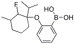 2-FLUORO-3-MENTHOXYPHENYLBORONIC ACID Struktur