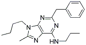 2-BENZYL-9-BUTYL-8-METHYL-N-PROPYL-9H-PURIN-6-AMINE Struktur