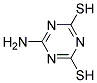 2-AMINO-4,6-DIMERCAPTO-1,3,5-TRIAZINE Struktur