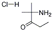 2-AMINO-2-METHYL-3-PENTANONE HYDROCHLORIDE Struktur