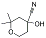 2,2-DIMETHYL-4-CYANOTETRAHYDROPYRAN-4-OL Struktur