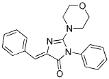 2-(4-MORPHOLINYL)-3-PHENYL-5-PHENYLMETHYLENE-4H-IMIDAZOL-4-ONE Struktur